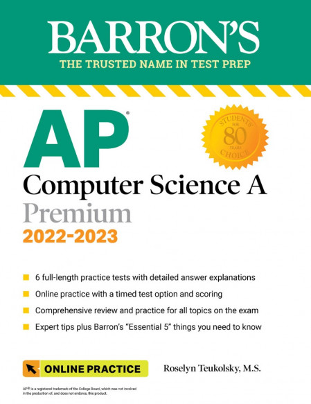 AP Computer Science Principles Premium, 2024: 6 Practice Tests   Comprehensive Rev...