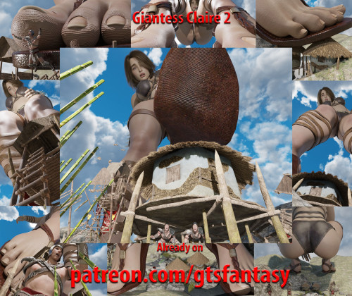 GTSFantasy1 - Giantess Claire 2 3D Porn Comic