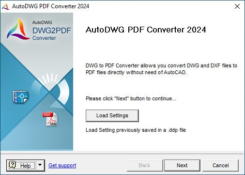 AutoDWG DWG to PDF Converter 2024 6.12