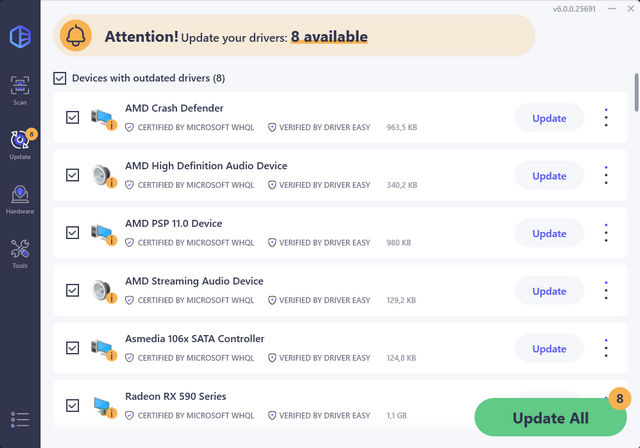 Portable Driver Easy Professional 6.0.0.25691