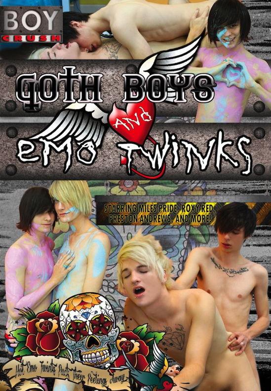 Goth Boys and Emo Twinks / Парни-готы и эмо твинки (Andy Kay, Saggerz Skaterz / BoyCrush) [2010 г., Anal, Oral, Masturbation, Rimming, Twinks, Kissing, WEB-DL, 1080p]