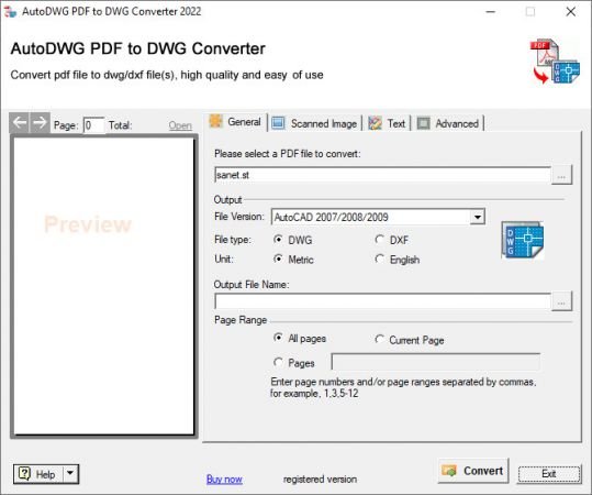 AutoDWG PDF to DWG Converter Pro 2024 4.7