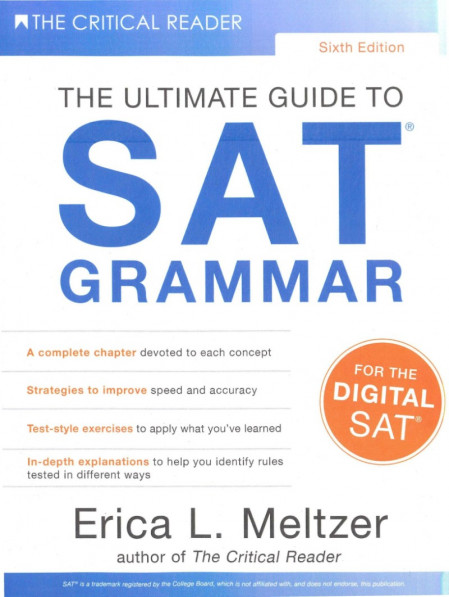 The Ultimate Guide to SAT Grammar, 4th Edition - Erica L. Meltzer 8f33837bf666cf423da69456c0a36d9a