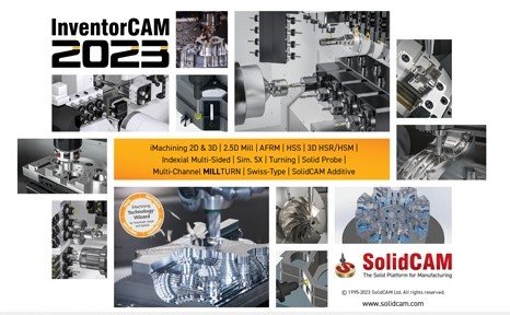 InventorCAM 2023 SP3 for Autodesk Inventor 2018-2024 (x64) with Training Materials