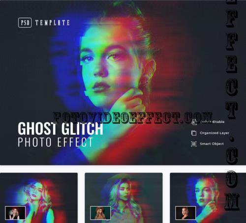 Ghost Glitch Photo Effect - 3R54KBK
