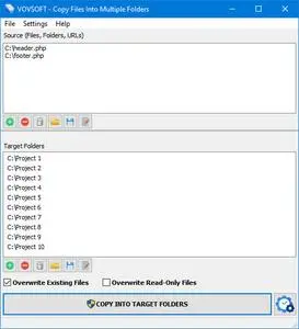 VovSoft Copy Files Into Multiple Folders 7.0 Multilingual