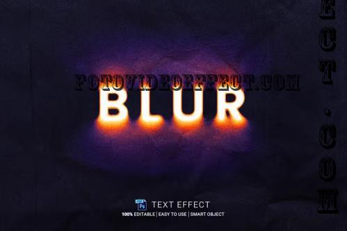 Blur Editable Text Effect - RUE65QA