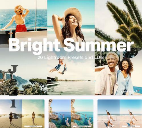 20 Bright Summer Lightroom Presets and LUTs - QKBZH6X