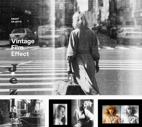 Vintage Old Film Photo Effect - 196281218