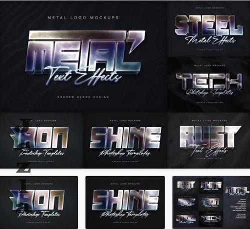 Metal Text and Logo Effects - 92540300