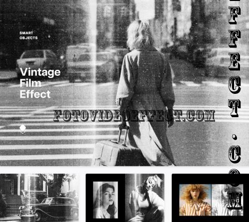Vintage Old Film Photo Effect - 196281218