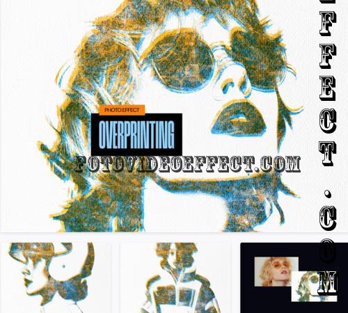 Grunge Overprint Photo Effect - 196294146