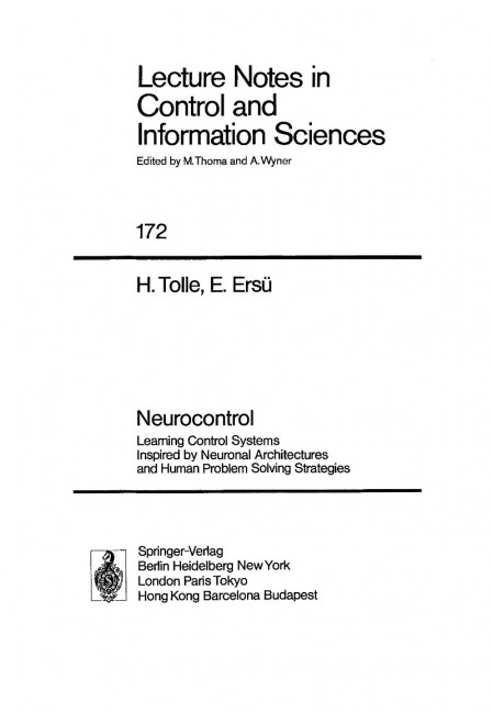 Neurocontrol: Learning Control Systems Inspired by Neuronal Architectures and Huma... 7b6703c3d3f31fd977bd5b08d382142c