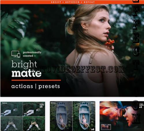 Bright Matte - Actions and Presets - 224750617