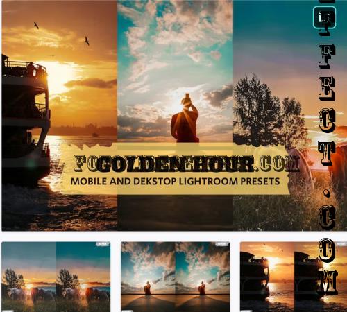 Golden Hour Lightroom Presets Dekstop and Mobile - 7TZL98N