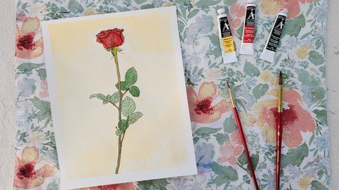 How To Paint Beautiful Watercolor Roses Step By Step