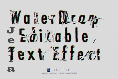 WaterDrop Text Effect - QPDKW88