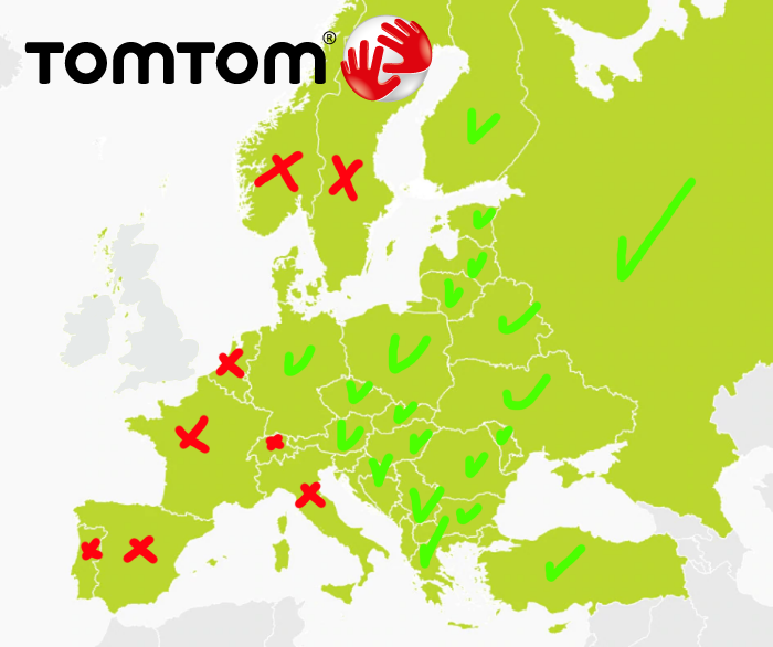TomTom Europe East 1130.12303 NAV2 Multilingual