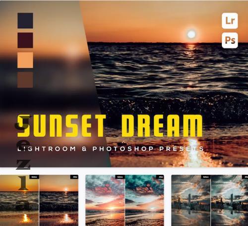 6 Sunset dream Lightroom and Photoshop Presets - C2DVFAW