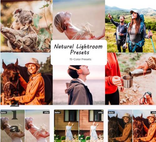 Natural Lightroom Presets - 7EU23FD