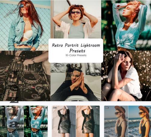 Retro Portrait Lightroom Presets - XAT2KWH