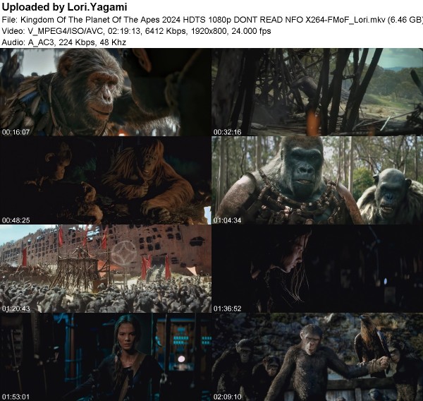 2c03ccdc47f5c9fe372dfea62577a272 - Kingdom Of The Planet Of The Apes (2024) HDTS 1080p DONT READ NFO X264-FMoF