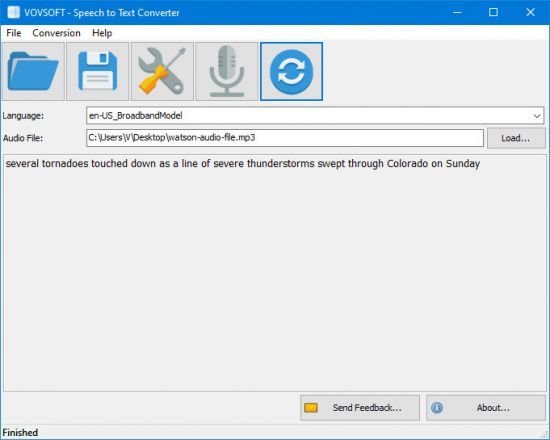 VovSoft Speech to Text Converter 4.4