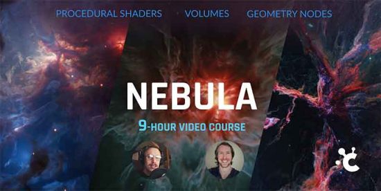 Blender Market - Nebula: Learn Volumes, Geonodes & More (Eevee/Cycles)