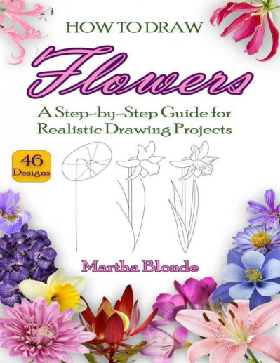 How to draw plants: Cactus, Flowers, Roses, Nature botanicals coloring page & d...