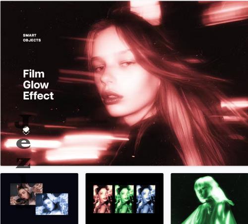 Film Glow Photo Effect - 206951006