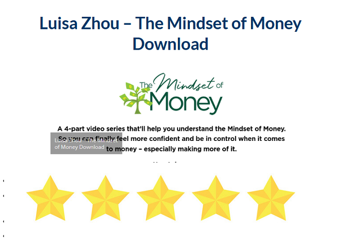 Luisa Zhou – The Mindset of Money Download 2024