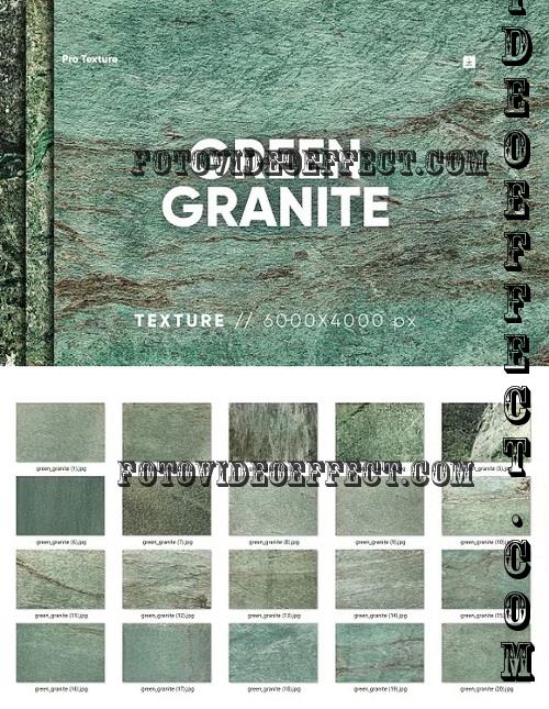 20 Green Granite Textures HQ - 227748461