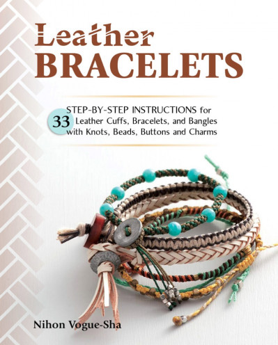 Leather Bracelets: Step-by-step instructions for 33 leather cuffs E6993bcf0a3cf63572e5884a6e4bfa1d