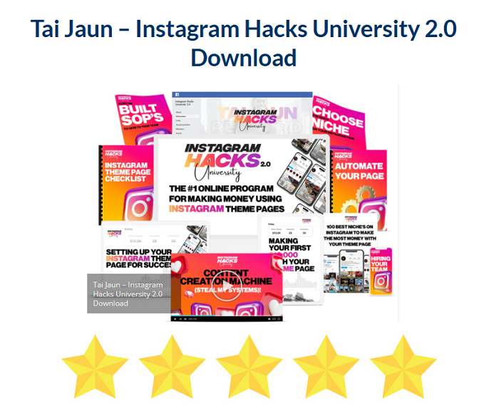 Tai Jaun – Instagram Hacks University 2.0 Download 2024