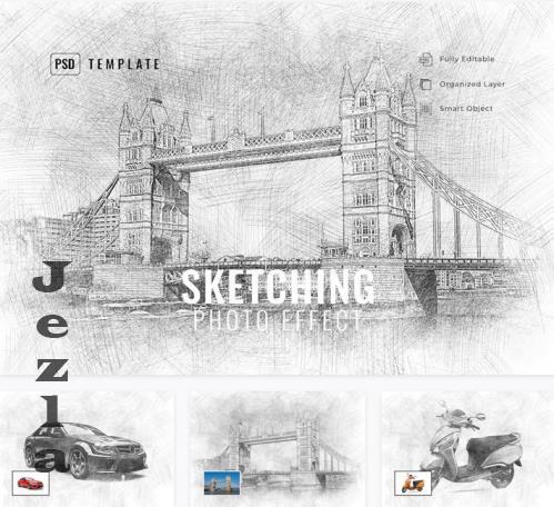 Sketching Photo Effect - EBZPBL5