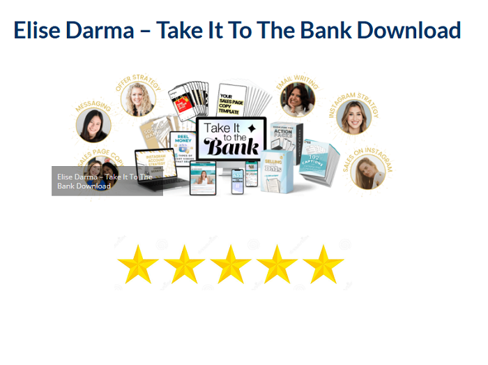 Elise Darma – Take It To The Bank Download 2024