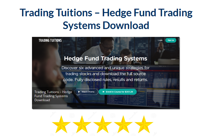 Trading Tuitions – Hedge Fund Trading Systems Download 2024