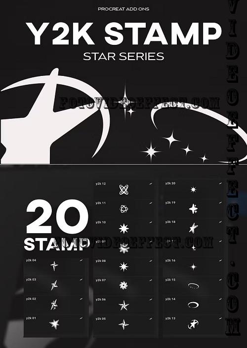 Y2K Star Stamp - R2RE77U