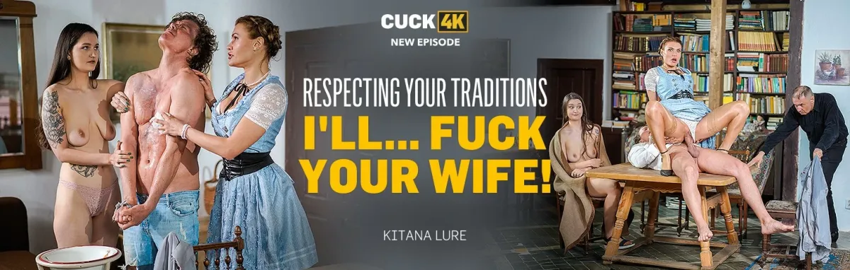 [Cuck4K.com / Vip4K.com]Kitana Lure ( Respecting Your Traditions I ll... Fuck Your Wife! ) [2024 г., Gonzo, Hardcore, All Sex, POV, 1080p]