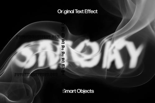 Smoking Text Effect - 91913114