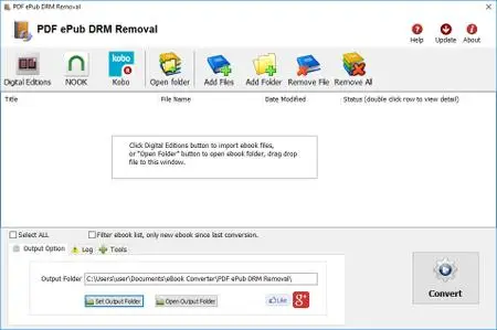 PDF ePub DRM Removal 3.24.10520.381