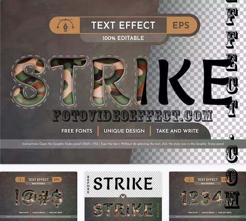 Strike - Editable Text Effect - 91876474