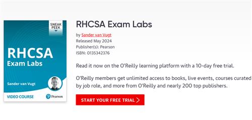 RHCSA Exam Labs by Sander van Vugt