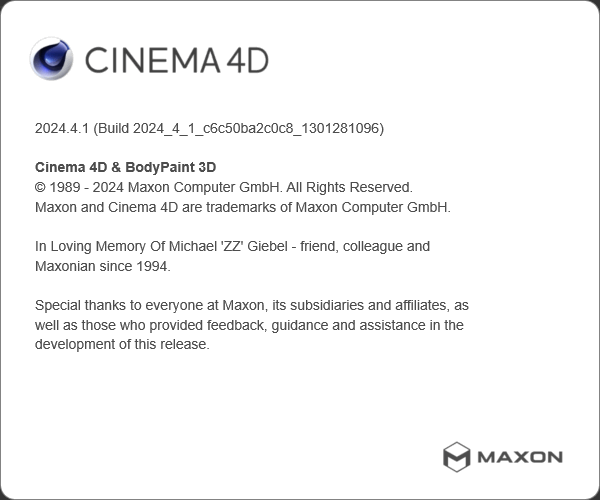 Maxon Cinema 4D 2024.4.1