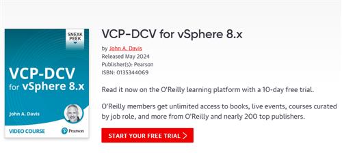 VCP–DCV for vSphere 8.x by John A. Davis