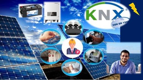 KNX, light current systems and PV solar systems Design