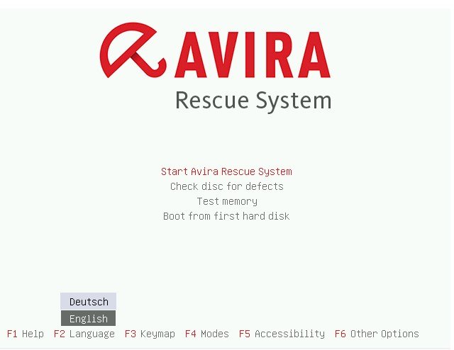 Avira Rescue System 06.2024 Multilingual