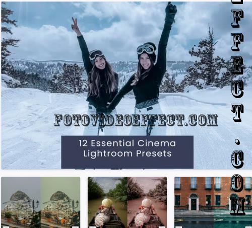 12 Essential Cinema Lightroom Presets - PUJJLQM