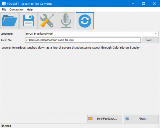 VovSoft Speech to Text Converter 5.0.0