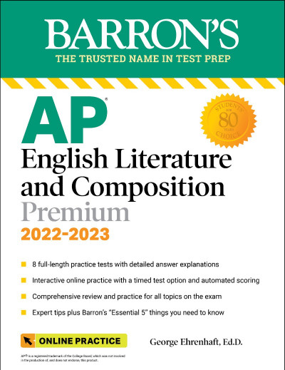 AP English Literature and Composition Premium, 2024: 8 Practice Tests   Comprehens... Cf0fad1f36e7433a1c89afeca66ef167